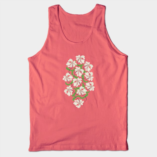 Sunshine Flowers Tank Top by Anna Deegan